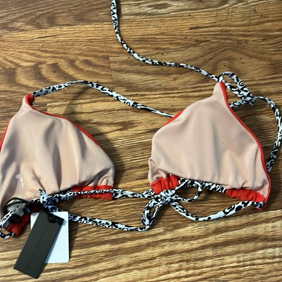 KENDALL & KYLIE NWT red and leopard print string bikini - Picture 5 of 5